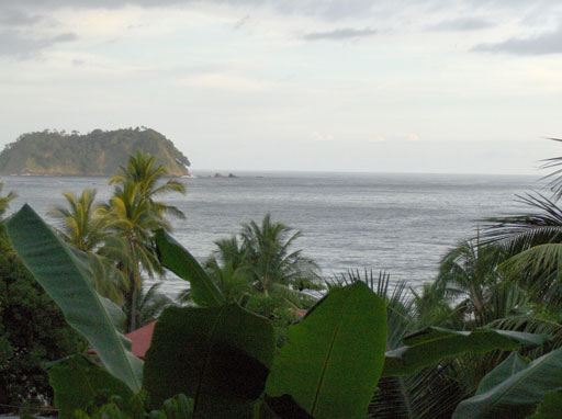 view of a small island from a tropical look out while on guided travel excursions