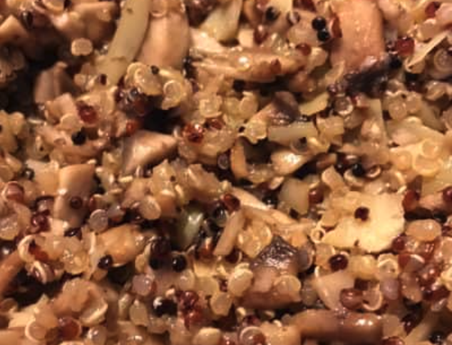 Quinoa with Marinated Artichoke Hearts